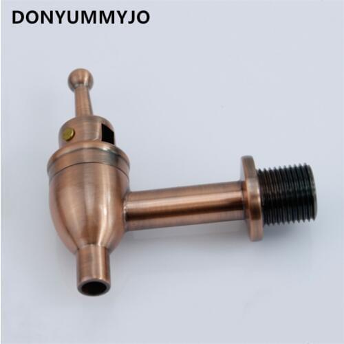 1pc High Quality Copper Body Antique Sparkling Wine Faucet Glass Bottle Beer Barrel Drinking Fountain Tap