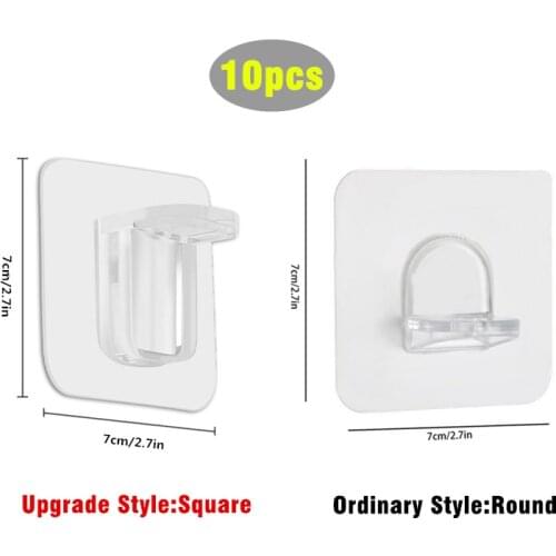 Upgraded 10Pcs Shelf Support Adhesive Peg Plastic Closet Cabinet Shelf Support Clip Wall Hanger For Kitchen Bathroom Accessories