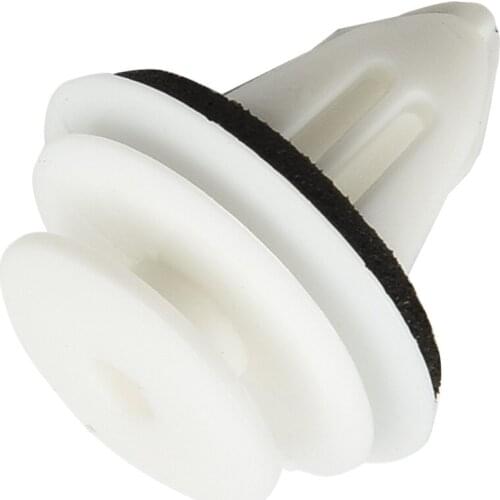 100 Pcs 9mm Hole Car Plastic Rivet Door Trim Retainer Clip White Automobiles, Parts & Accessories Lift Kits & Parts