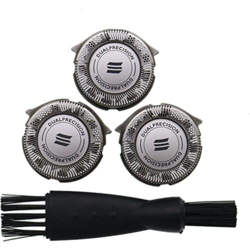 3Pcs Shaver Razor Placement Blades Heads for Philips Norelco HQ8/52 Bulk Package AT750 AT751 AT890 AT891 PT710 PT860 PT870