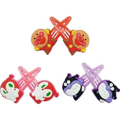 Anpanman Anime Headwear Kids Accessories Cartoon Hairband Child Girls Hair Pin Birthday Gifts New
