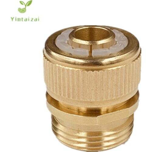 3/4inch Male Thread Quick Coupling Connector For 1/2"Garden Hose(12mm) Garden and Lawn Irrigaiton Fittings