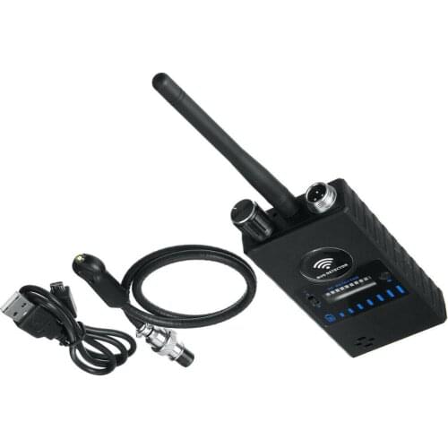 Dual Antenna Anti-Spy Wireless RF Signal Detector Bug GPS Camera Signal Detector GSM Audio Bug Anti Wiretapping Detectors