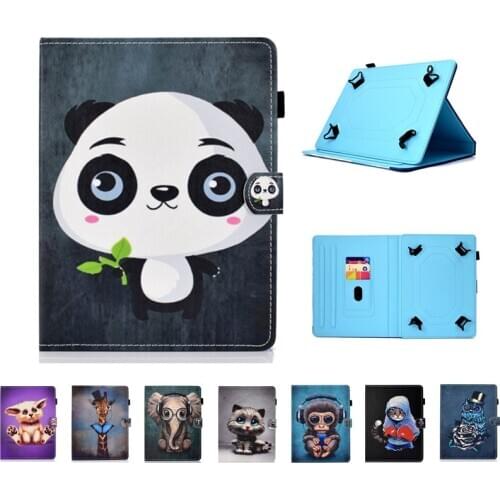 PU Leather 10 Inch Universal Cute Case for Lenovo Tab M10 FHD Plus Tb-x606f Tb-x606x 10.3" E10 P10 X605L 10.1 Inch Tablet Cover