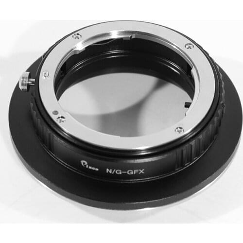 Pixco Aperture Control Lens Mount Adapter Ring for Nikon G to Fujifilm GFX Camera 100S 100 50R 50S