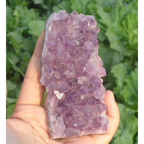 Natural Brazilian national amethyst hole in furnishing articles furnishing articles furnishing articles cornucopia 215g