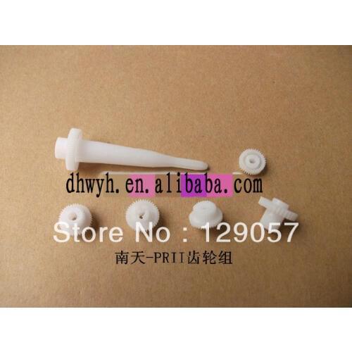 New Compatible Ribbon Drive Gear Kit for HCC PRII PR2 6pcs/set