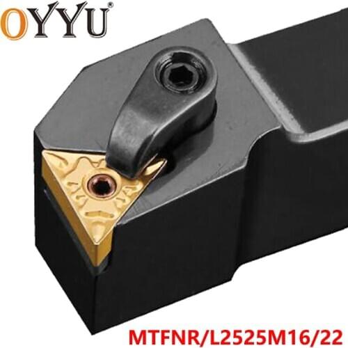 OYYU MTFNR2525M16 MTFNR2525M22 20x20 Turning Lathe Tool Holder MTFNL2525M16 MTFNL2525M22 MTFNR MTFNL CNC Carbide Inserts Shank
