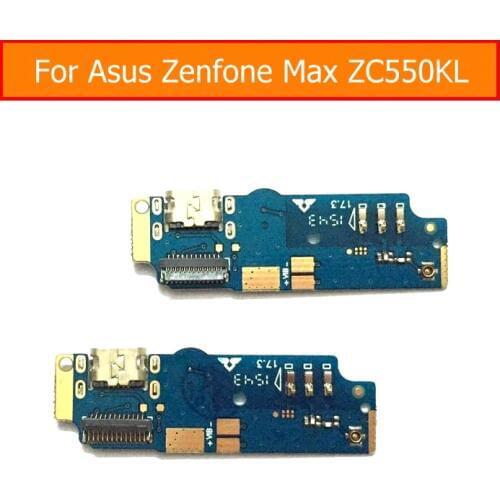 PCB Jack port board Flex Cable For Asus zenfone max ZC550KL 5.5" sync date charging jack dock USB charger connector Flex Cable