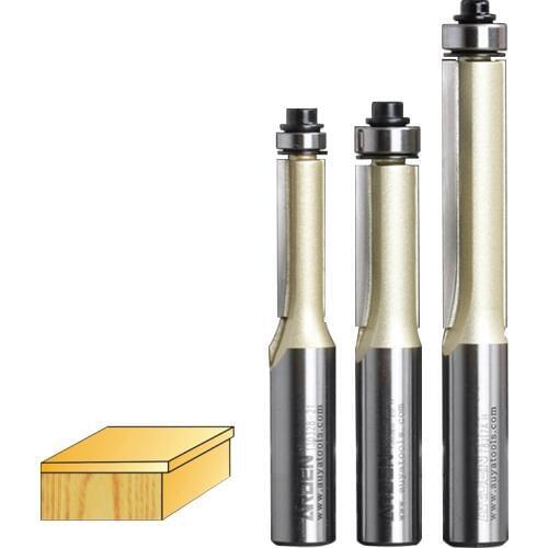 2 Flutes Professional Long Blade Flush Trim Arden Router Bit Long Straight Bit - 1/2*1/2*3 - 1/2" Shank - Arden A0202098