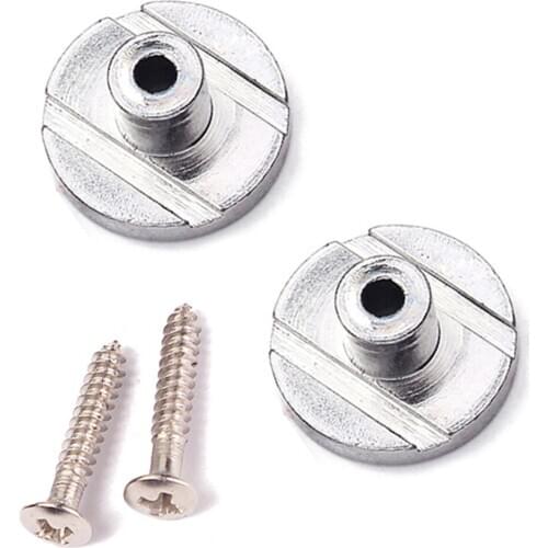 2pcs Guitar String Tree Retainer Buckle Bass Accessory with Screw