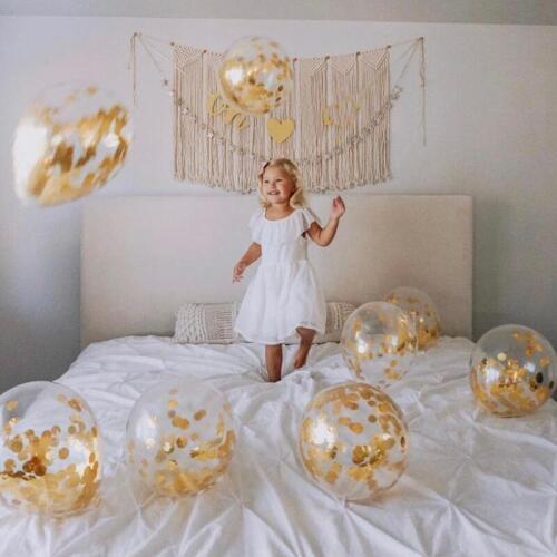 5pcs confetti balloon wedding birthday Bachelorette hen party bridal baby shower Gender Reveal Anniversary Christmas decoration