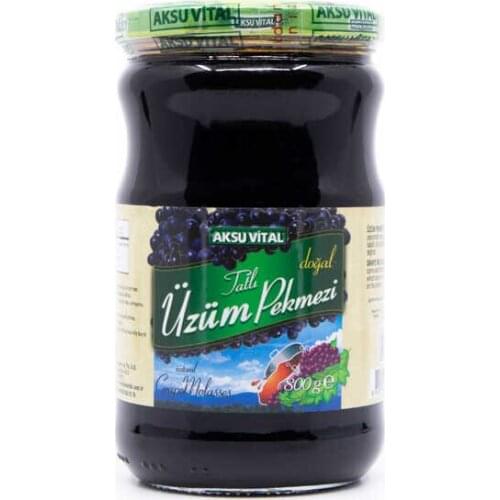 Aksu Vital Grape Molasses 800 g Grape Molasses Delicious Healthy Protein Calcium Phosphor Energy Carbohydrate Natural Vitality