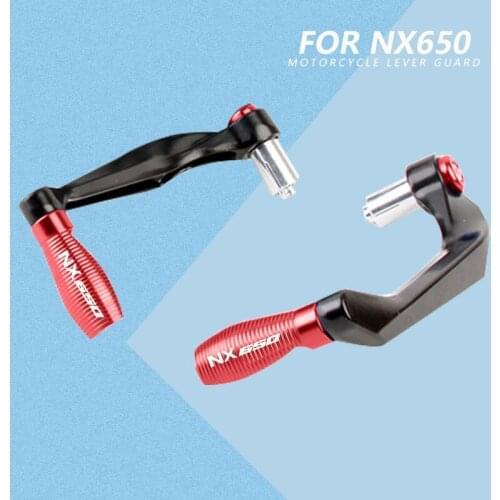 For Honda NX650 Dominator Motorcycle Accessories CNC Aluminum Alloy Handlebar Grips Guard Brake Clutch Levers Handguard