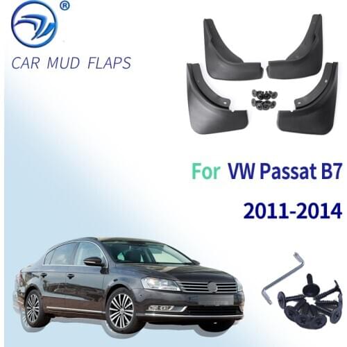 Car Mud Flaps Front Rear Mudguards Mudflaps Fender Splash Guards For VW Passat B7 2011 2012 2013 2014