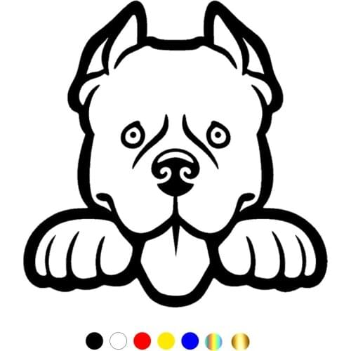 CS-10670# Various Sizes Vinyl Decal PITBULL DOG Car Sticker Waterproof Auto Decors on Truck Bumper Rear Window