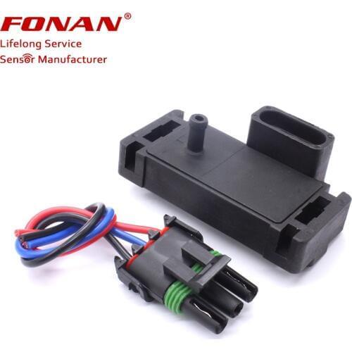 5 BAR MAP SENSOR FOR GM ACCEL DFI CHROME MSD TURBO BOOST AIR
