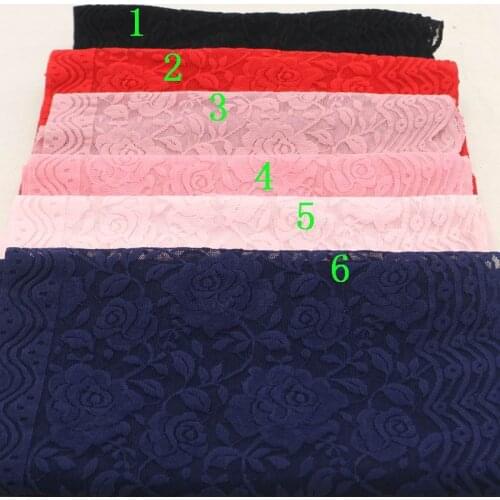 Stretch stretch lace fabric DIY clothing textile decorative cloth lace lace