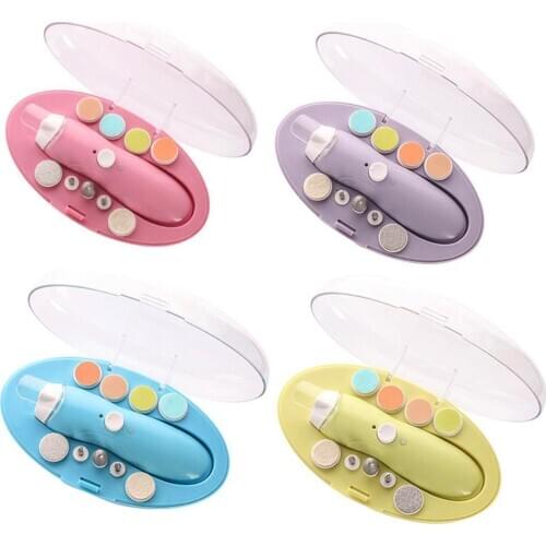 Electric Baby Nail Trimmer Kids Scissors Set Fingernails Care Safe Nail Clipper Cutter For Infant Toddler Upgrade Nail Trimmer