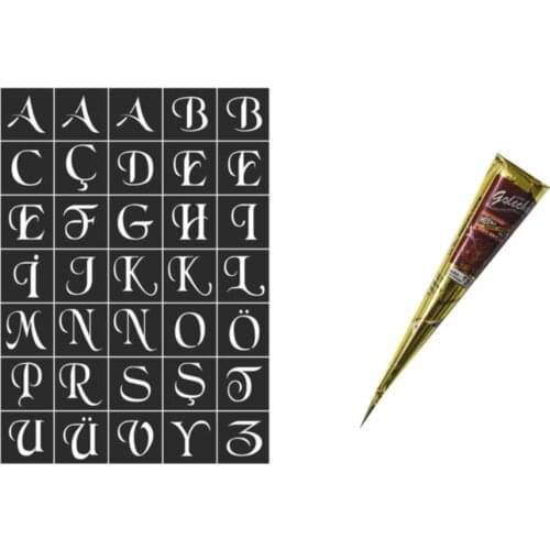 Henna Mould + Red Golecha Indian henna хна для мехенди henna bride veil welon