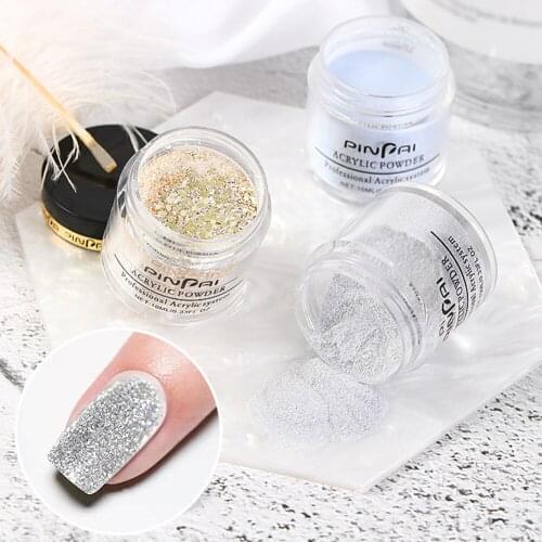 14 Colors Nail Crystal Diamond Powder Rainbow Color Shimmer Glitter Nail No LED/UV Needed Manicure Tool for Home Nail Salon