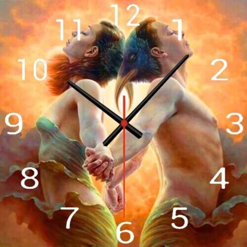 Love Real Big Wall Clock Rushed Mirror Wall Sticker Diy Living Room Home Decor Fashion Watches Quartz Large Wall Clocks