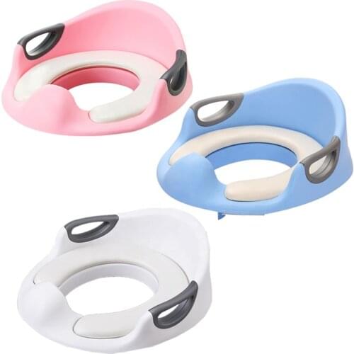 Multifunctiona Baby Potty Training Seat Portable Toddlers Kids Potties Trainer Seats with Soft Cushion Anti-Slip Potty Ring