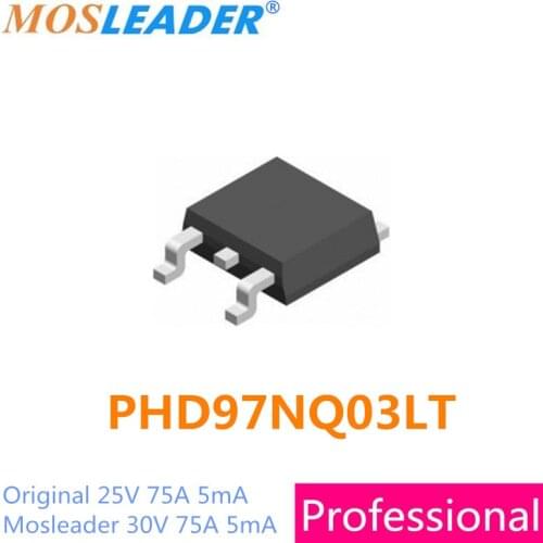 Mosleader PHD97NQ03LT TO252 100PCS DPAK PHD97NQ03L PHD97NQ03 Good chip for made in China 30V 25V 75A 5mR Original High quality