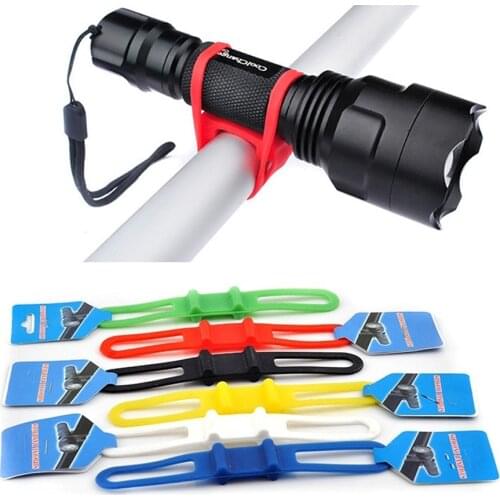 MTB Bike High Elastic Silicone Fixed Band Flash Light Flashlight Phone Riding Repair Tools Strapping Bicycle Cycling Accessories