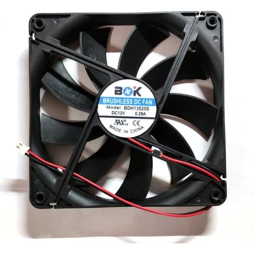 Original BDK BDH13525S DC12V 0.29A 135x135x25MM 13cm 2Lines Computer Cooling Fan