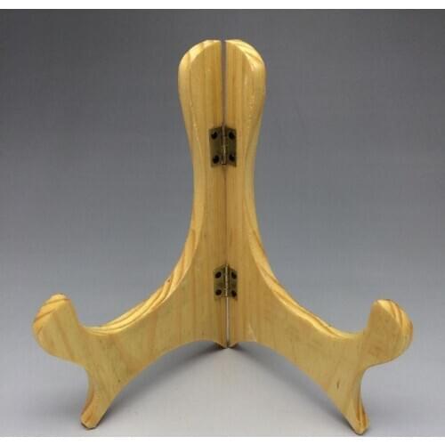 Estante de exhibicin hecho a mano de madera de China