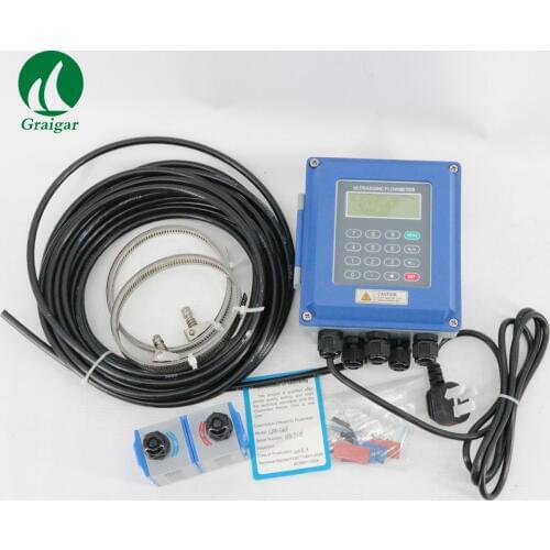TUF-2000B Transducer TM-1 Ultrasonic Flow Meter Wall Mounted Liquid Flowmeter Sensors DN50-700mm