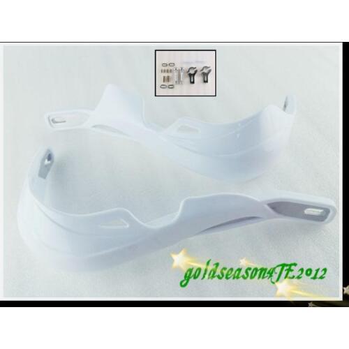 Hand guards Offroad Dirt Bikes MOTOCROSS MX ATV XR XL XLR YFZ 22MM 7/8" White