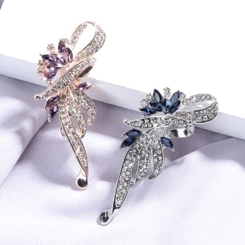 New Sale Elegant Woman Brooches Retro Fashion Crystal Brooches Pins Fashion Jewelry Clothes Accessories Wholesale