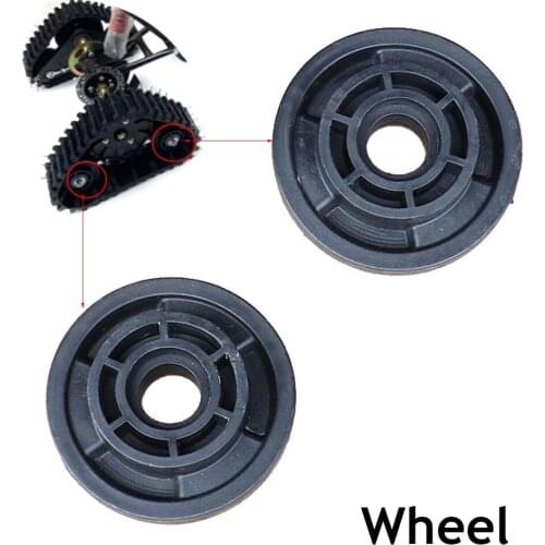 Pair Rubber Drive Plastic Idler Wheel For ATV UTV BUGGY GO KARTING Track System