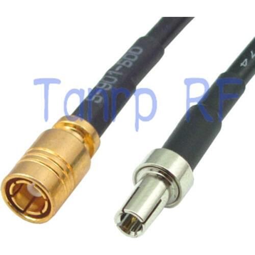 10pcs 6in TS9 male plug to SMB female jack RF connector adapter 15CM Pigtail coaxial jumper RG174 extension cord cable