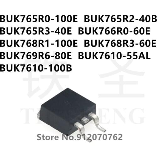 10PCS BUK765R0-100E BUK765R2-40B BUK765R3-40E BUK766R0-60E BUK768R1-100E BUK768R3-60E BUK769R6-80E BUK7610-55AL BUK7610-100B