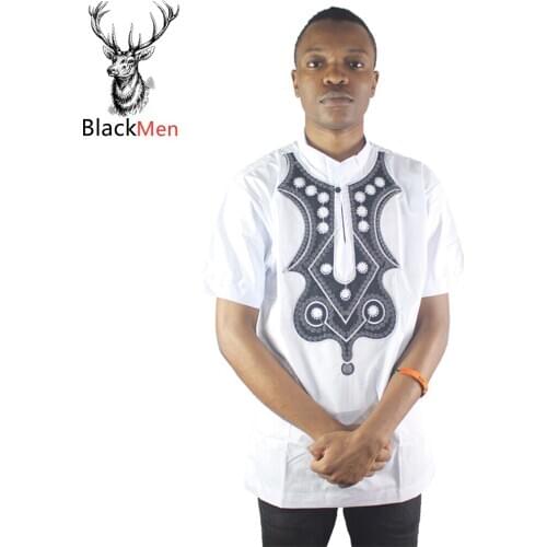 New Arrival Dashiki men african clothes lehenga chilaba hombre kurta men Muslim t-shirt african dress for men