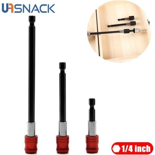 3Pcs/set 1/4 Inch Hex Shank Screwdriver Bit Quick Release Holder Extension Bar 60mm 100mm 150mm Carpenter Woodworking Tools