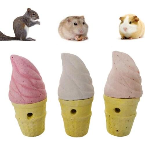 3Pcs Pet Hamster Rabbit Minerals Teeth Stone Molar Chew Toy hamster brinquedos Pets Accessories для хомяка