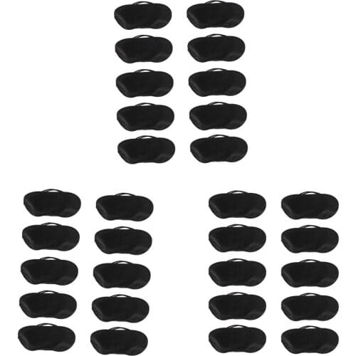 30x Sleep Eye Mask Shade Cover Rest Eyepatch Blindfold Shields For Sleeping