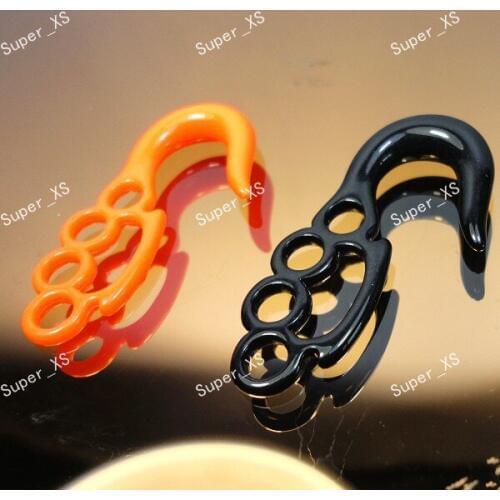 350pcs Wholesale lots jewelry Palm Spiral Ear Expander Stretcher Plug Body Piercing fashion gift free shipping RL461