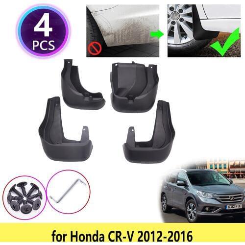 4PCS for Honda CR-V CRV CR V 2012 2013 2014 2015 2016 Mudguards Mudflaps Fender Mud Flap Splash Guards Protect Car Accessories