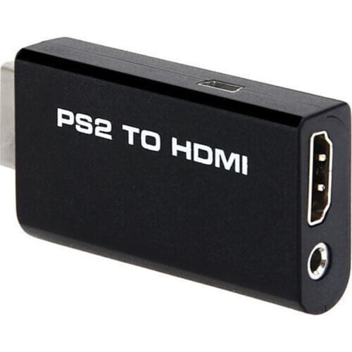 For PS2 To HDMI 480i/480p/576i Audio Video Converter Adapter With 3.5mm Audio Output Supports For PS2 Display Modes