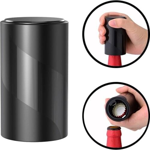 Automatic Magnetic Beer Bottle Opener Push Down Wine Opener Portable Bar tools Kitchen Gadgets Party Gift