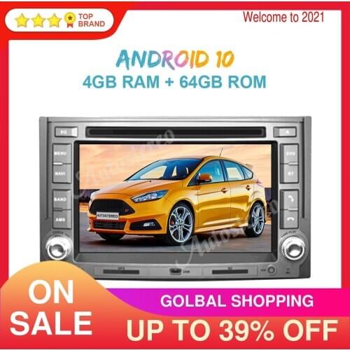 Android 10 4GB+64GB Car GPS Navigation for Hyundai H1 Grand Royale I800 2007+ Auto Stereo Head Unit Multimedia Player Car Radio
