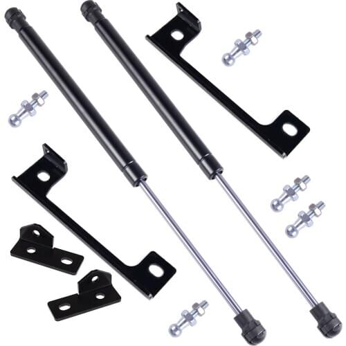 CITALL 2pcs Stainless Steel Car Engine Hood Lift Support Gas Spring Shock Strut Damper fit for Ford Focus 2013-2015 2016 2017