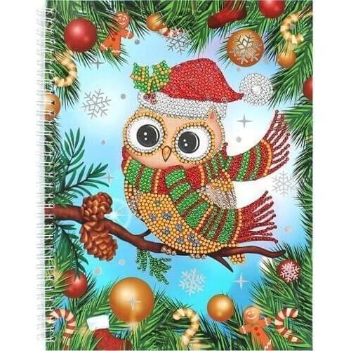 EverShine Owl Diamond Painting Notebook Special Shape DIY Diamond Embroidery Mosaic Cartoon Animals Cross Stitch Art Gift
