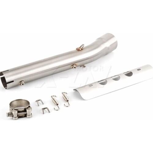 For Yamaha Tenere 700 2019 2020 2021 XTZ690 T7 T700 Escape Slip-on Motorcycle Exhaust Muffler Mid Link Pipe With Heat Shield