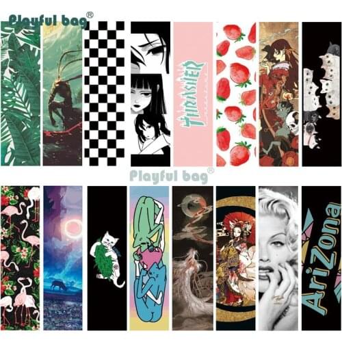 Playful Bag 84x23CM Sandpaper for skateboard Longboard Abrasive Paper Professional waterproof wear resistant AMA94